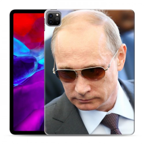 Дизайнерский силиконовый с усиленными углами чехол для Ipad Pro 11 (2020) В.В.Путин