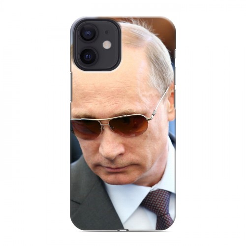 Дизайнерский силиконовый с усиленными углами чехол для Iphone 12 Mini В.В.Путин