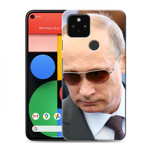 Дизайнерский пластиковый чехол для Google Pixel 5 В.В.Путин