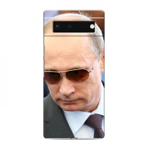 Дизайнерский силиконовый с усиленными углами чехол для Google Pixel 6 В.В.Путин