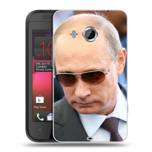 Дизайнерский пластиковый чехол для HTC Desire 200 В.В.Путин