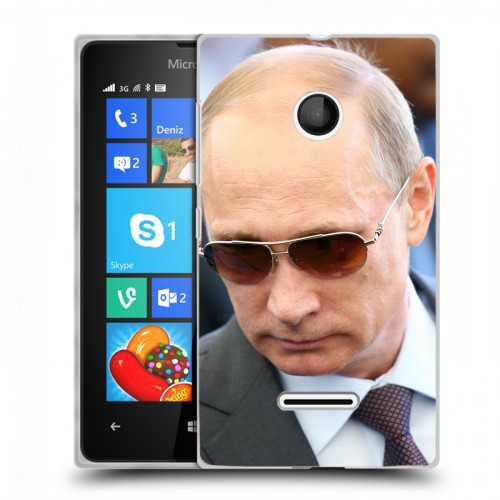 Дизайнерский пластиковый чехол для Microsoft Lumia 435 В.В.Путин