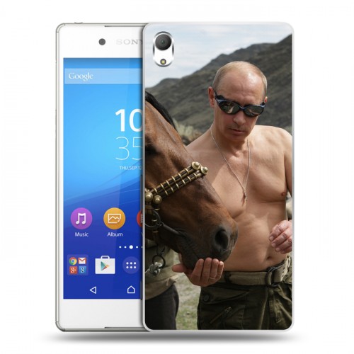 Дизайнерский пластиковый чехол для Sony Xperia Z3+ В.В.Путин