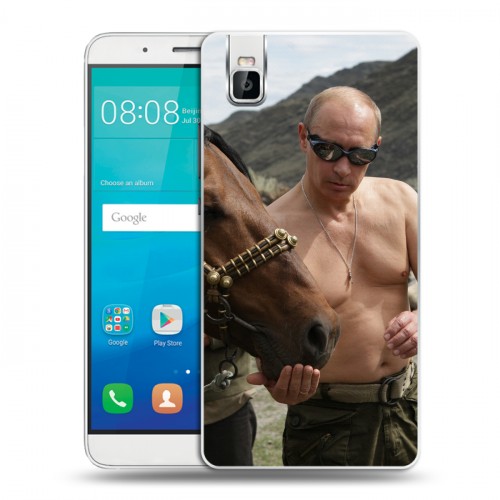 Дизайнерский пластиковый чехол для Huawei ShotX В.В.Путин