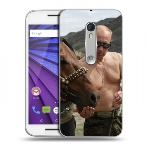 Дизайнерский пластиковый чехол для Lenovo Moto G В.В.Путин