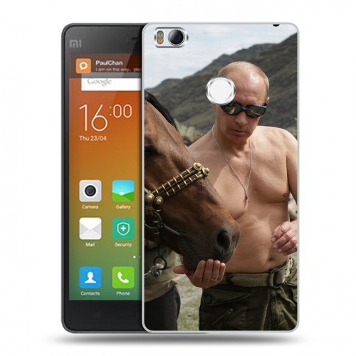 Дизайнерский силиконовый чехол для Xiaomi Mi4S В.В.Путин
