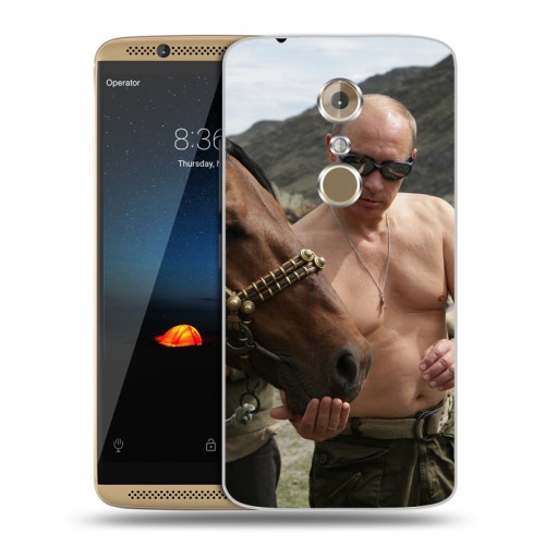 Дизайнерский пластиковый чехол для ZTE Axon 7 В.В.Путин