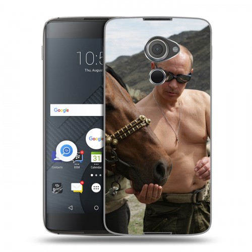 Дизайнерский пластиковый чехол для Blackberry DTEK60 В.В.Путин