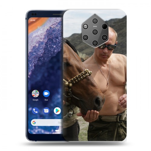 Дизайнерский силиконовый чехол для Nokia 9 PureView В.В.Путин