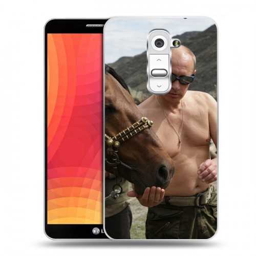 Дизайнерский пластиковый чехол для LG Optimus G2 В.В.Путин