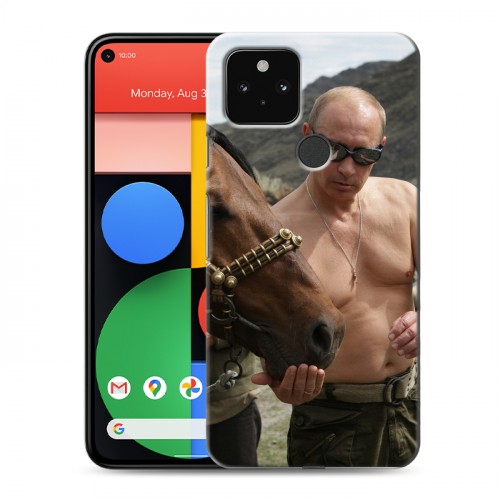Дизайнерский пластиковый чехол для Google Pixel 5 В.В.Путин