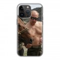 Дизайнерский силиконовый с усиленными углами чехол для Iphone 14 Pro Max В.В.Путин