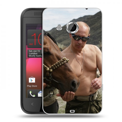 Дизайнерский пластиковый чехол для HTC Desire 200 В.В.Путин