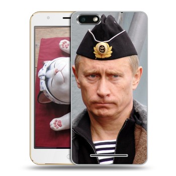 Дизайнерский силиконовый чехол для BQ Strike В.В.Путин (на заказ)