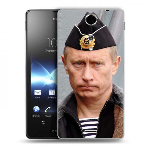 Дизайнерский пластиковый чехол для Sony Xperia TX В.В.Путин