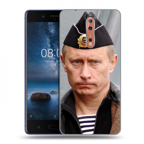 Дизайнерский пластиковый чехол для Nokia 8 В.В.Путин