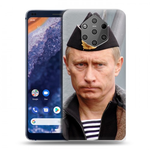 Дизайнерский силиконовый чехол для Nokia 9 PureView В.В.Путин