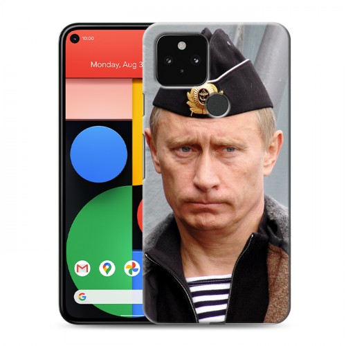 Дизайнерский пластиковый чехол для Google Pixel 5 В.В.Путин