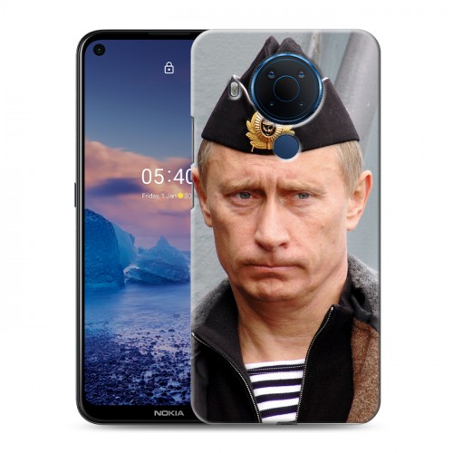 Дизайнерский силиконовый чехол для Nokia 5.4 В.В.Путин