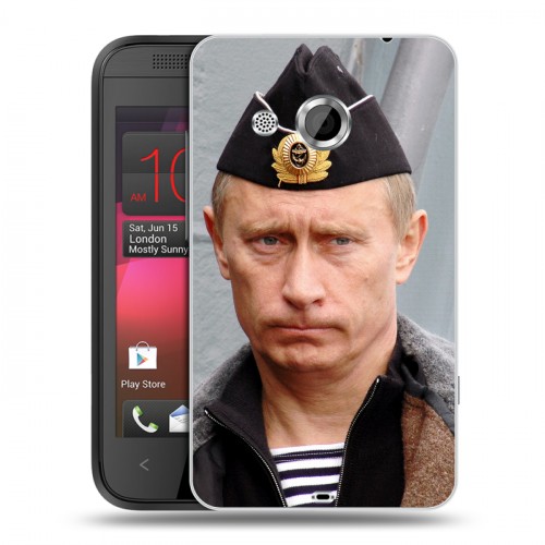 Дизайнерский пластиковый чехол для HTC Desire 200 В.В.Путин