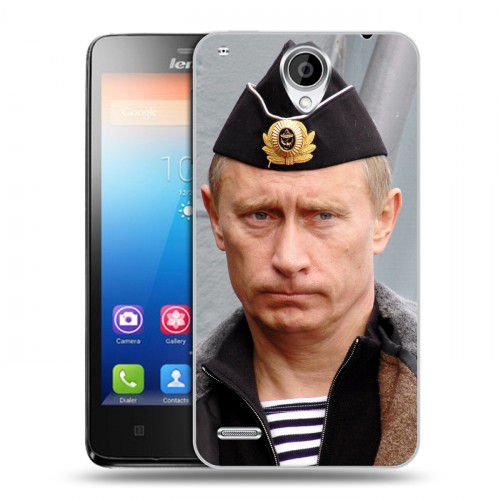 Дизайнерский пластиковый чехол для Lenovo S890 В.В.Путин