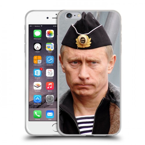 Дизайнерский силиконовый чехол для Iphone 6 Plus/6s Plus В.В.Путин