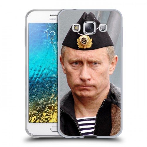 Дизайнерский пластиковый чехол для Samsung Galaxy E5 В.В.Путин