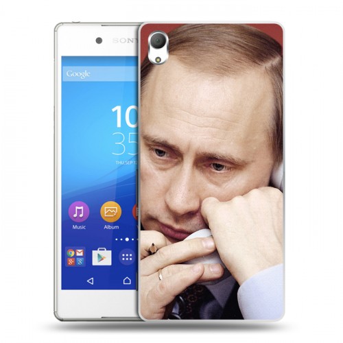 Дизайнерский пластиковый чехол для Sony Xperia Z3+ В.В.Путин