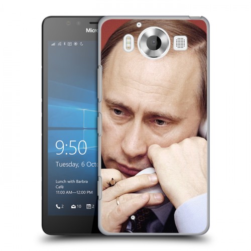 Дизайнерский пластиковый чехол для Microsoft Lumia 950 В.В.Путин