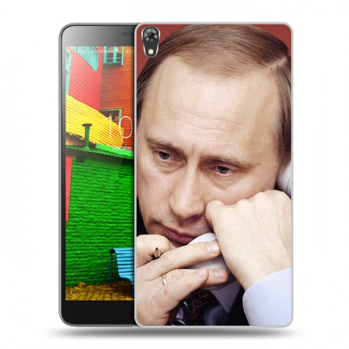 Дизайнерский силиконовый чехол для Lenovo Phab В.В.Путин