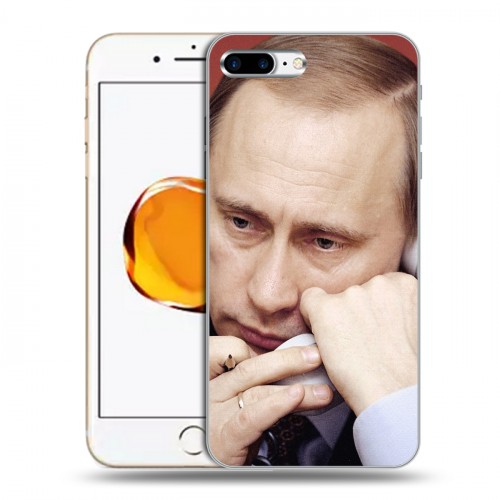 Дизайнерский пластиковый чехол для Iphone 7 Plus / 8 Plus В.В.Путин