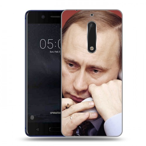 Дизайнерский пластиковый чехол для Nokia 5 В.В.Путин