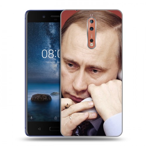 Дизайнерский пластиковый чехол для Nokia 8 В.В.Путин