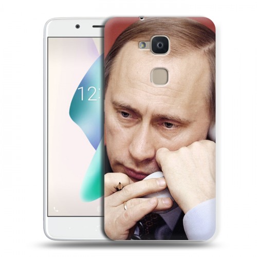 Дизайнерский силиконовый чехол для BQ Aquaris V Plus В.В.Путин