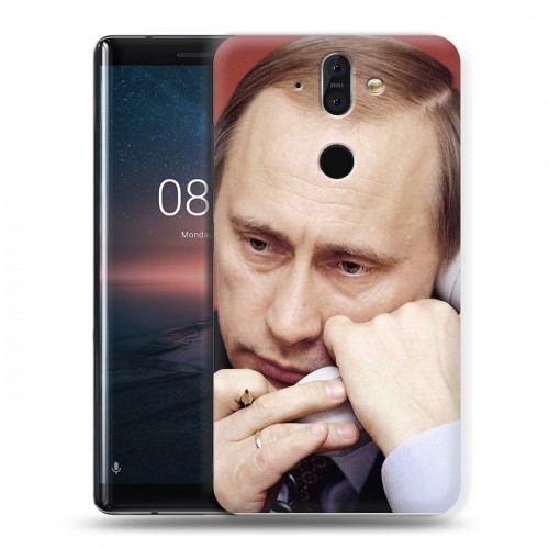 Дизайнерский силиконовый чехол для Nokia 8 Sirocco В.В.Путин