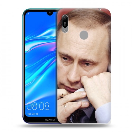 Дизайнерский пластиковый чехол для Huawei Y6 (2019) В.В.Путин