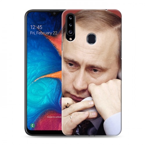 Дизайнерский пластиковый чехол для Samsung Galaxy A20s В.В.Путин