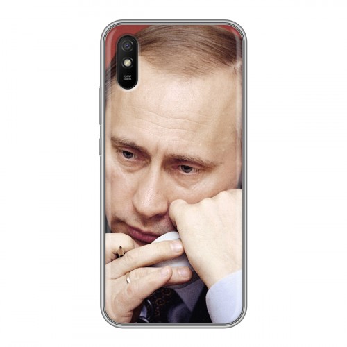 Дизайнерский силиконовый чехол для Xiaomi RedMi 9A В.В.Путин