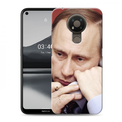 Дизайнерский силиконовый чехол для Nokia 3.4 В.В.Путин