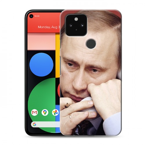 Дизайнерский пластиковый чехол для Google Pixel 5 В.В.Путин