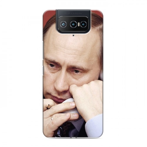 Дизайнерский силиконовый чехол для ASUS ZenFone 8 Flip В.В.Путин
