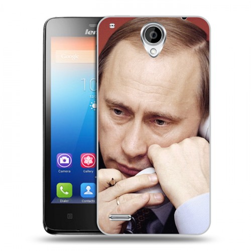 Дизайнерский пластиковый чехол для Lenovo S890 В.В.Путин