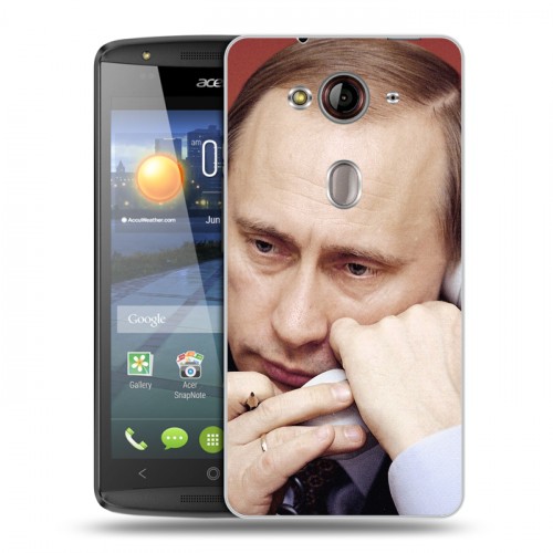 Дизайнерский пластиковый чехол для Acer Liquid E3 В.В.Путин