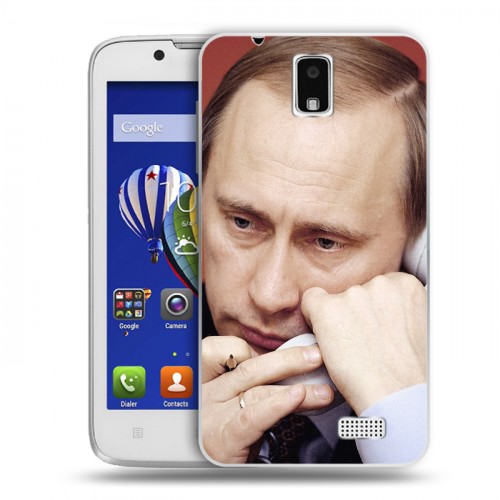 Дизайнерский пластиковый чехол для Lenovo A328 В.В.Путин