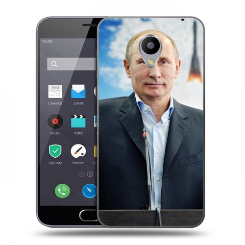 Дизайнерский пластиковый чехол для Meizu M2 Note В.В.Путин