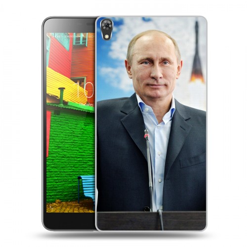 Дизайнерский силиконовый чехол для Lenovo Phab В.В.Путин