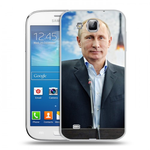 Дизайнерский пластиковый чехол для Samsung Galaxy Premier В.В.Путин