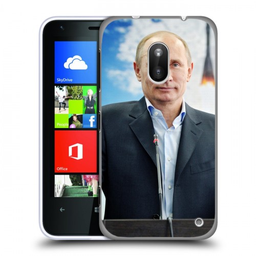 Дизайнерский пластиковый чехол для Nokia Lumia 620 В.В.Путин