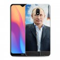 Дизайнерский силиконовый с усиленными углами чехол для Xiaomi RedMi 8A В.В.Путин