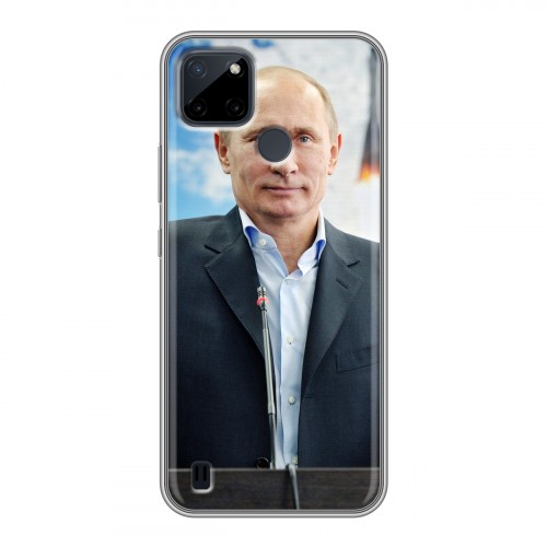 Дизайнерский силиконовый чехол для Realme C21Y В.В.Путин